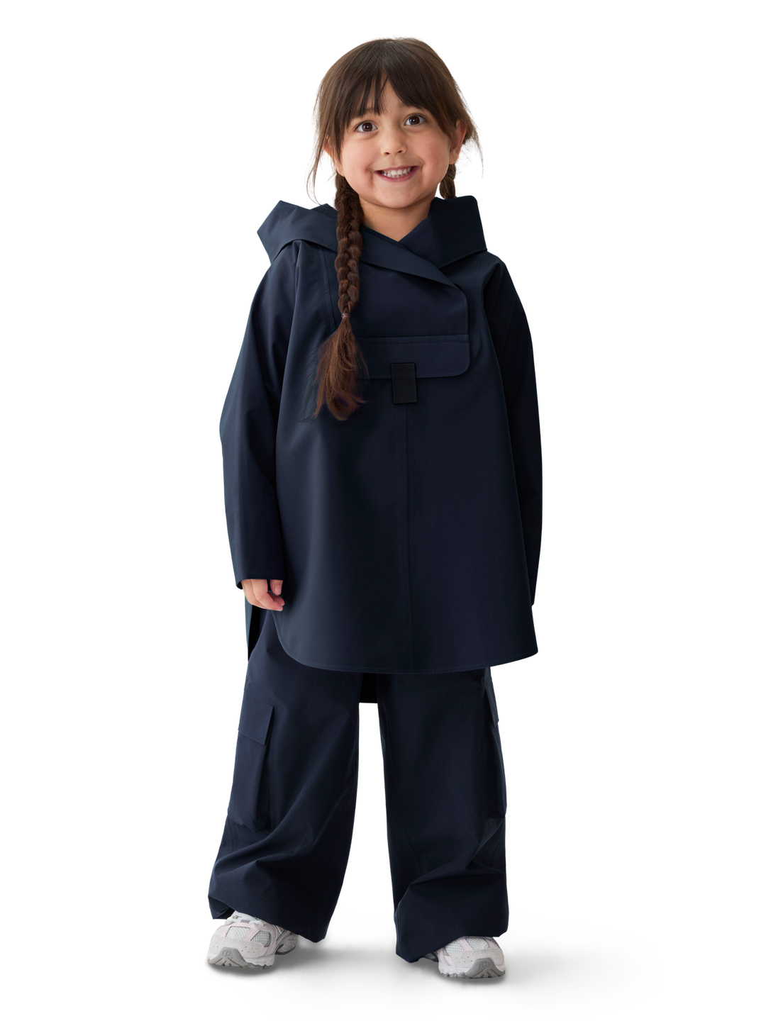 Bergen mini poncho  Deep Sea