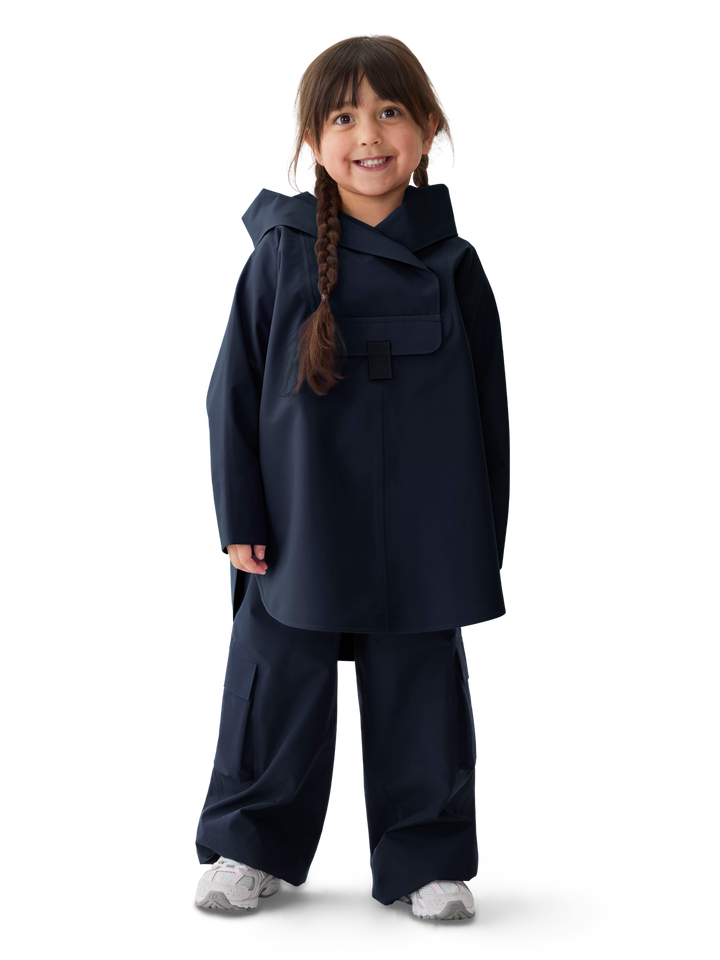 Bergen mini poncho  Deep Sea