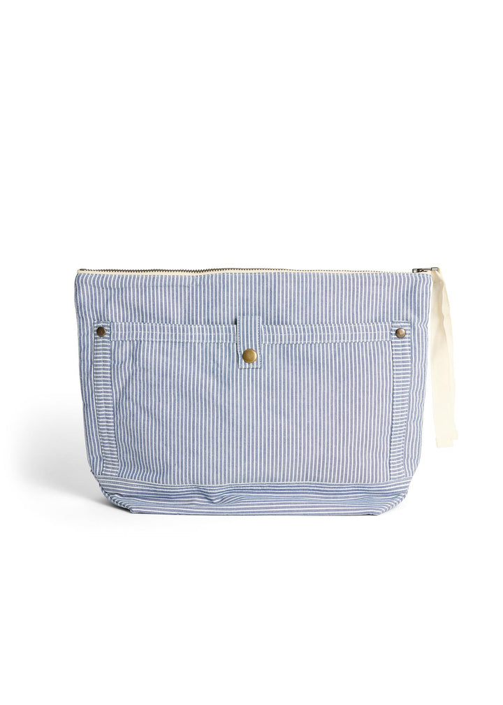 Pouch Pocket Striped  Mix Blue Boy