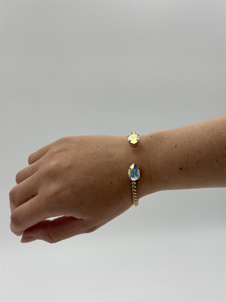 MINI DROP BRACELET  Aurora Boreale Ab