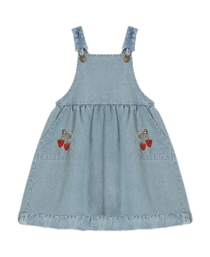 DON EMBR SPENCERDRESS  Light Denim Blue