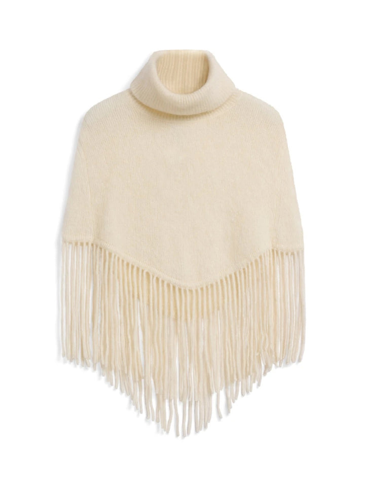 Nikola Chunky Poncho  Bright White