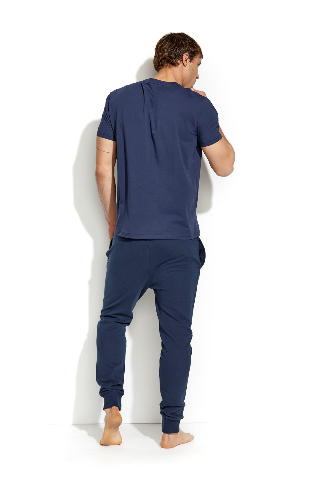 ORGANIC COTTON TEE CREW  Navy