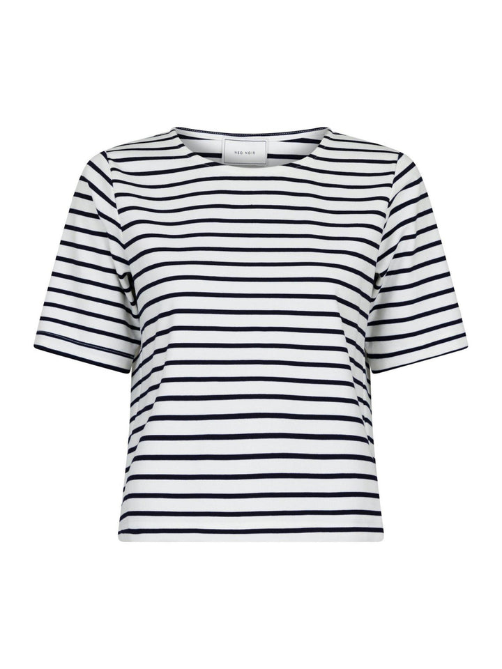 Soanie Stripe Tee  Navy