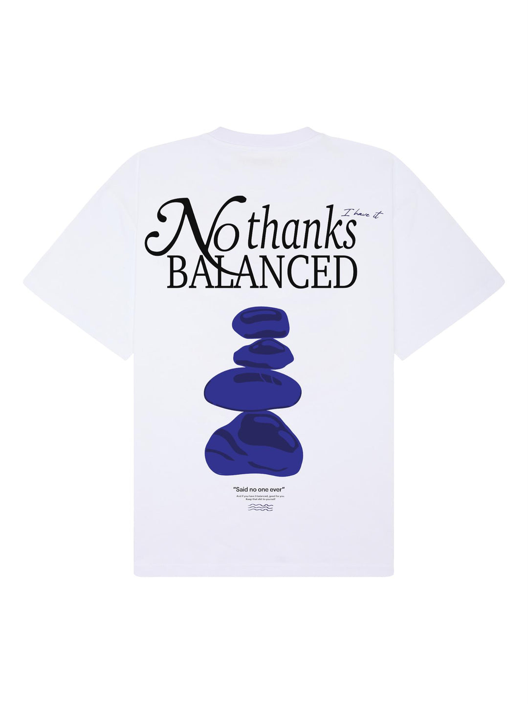 Wbbaine Balance Tee  White