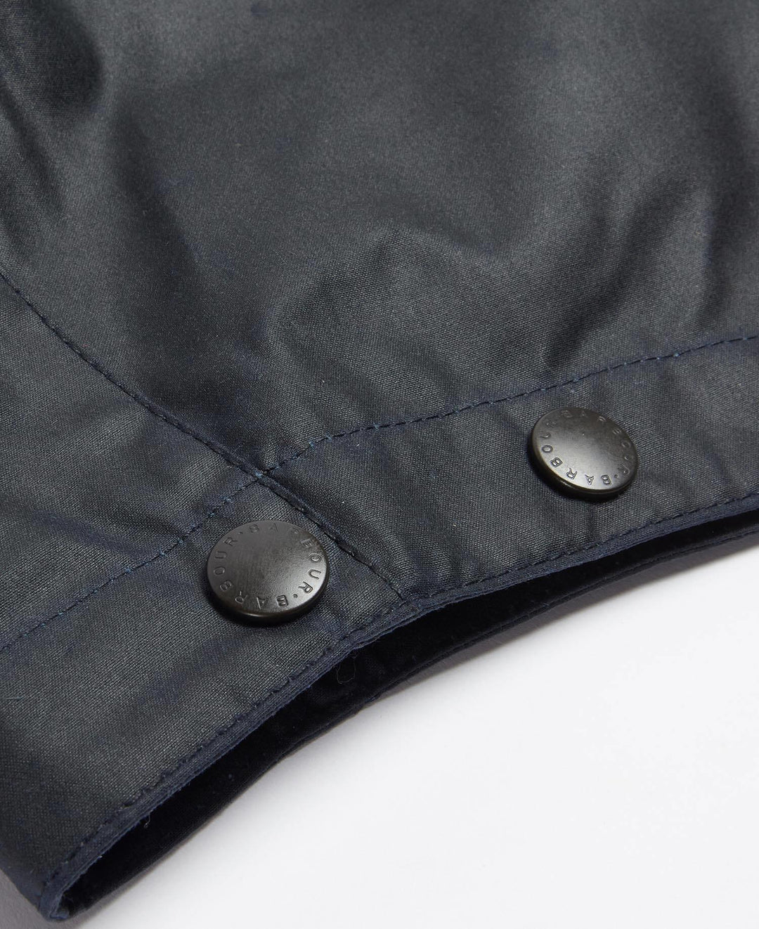 Waxed cotton hood  Navy