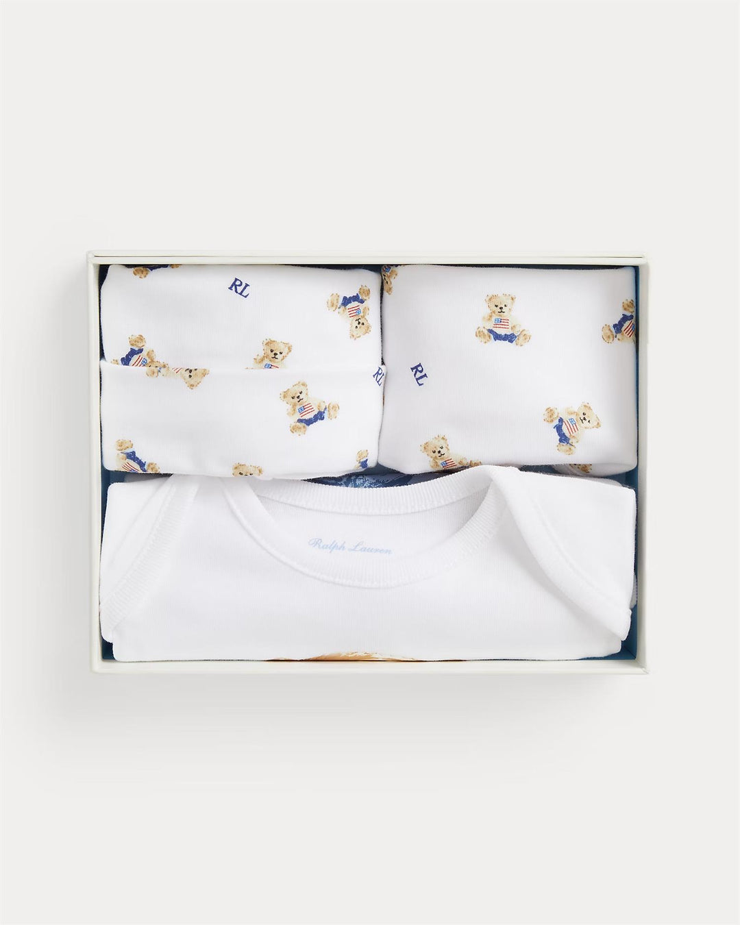KNIT-GIFT BOX SET  White Mu