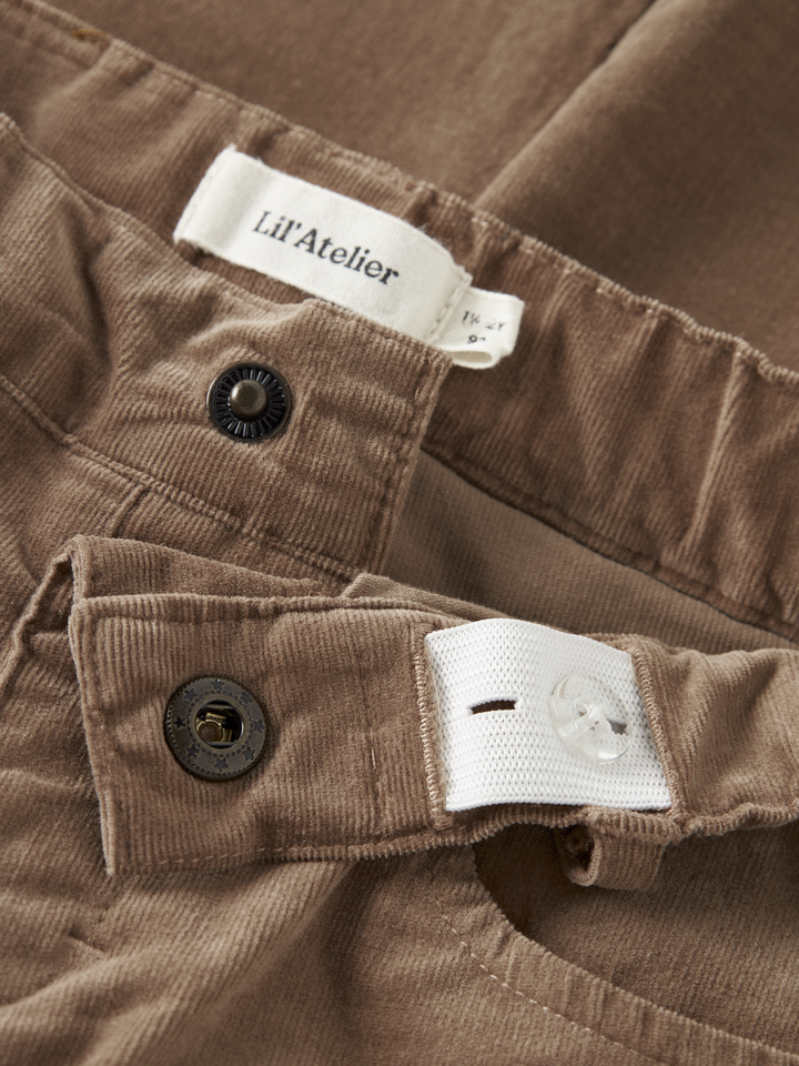 NMMRYANSOMBA CORD PANT 7766-SO LIL  Lysebrun