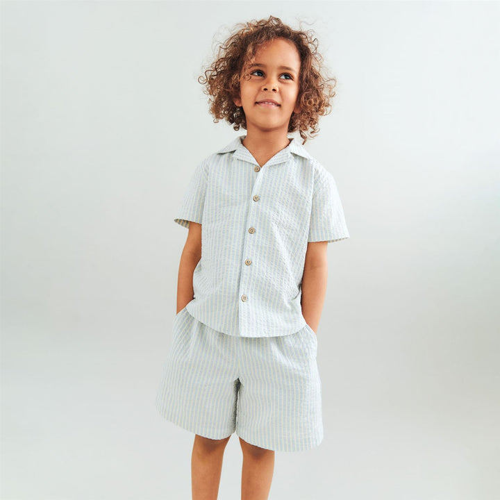 Shirt S/S Anker  Summer Sky Stripe