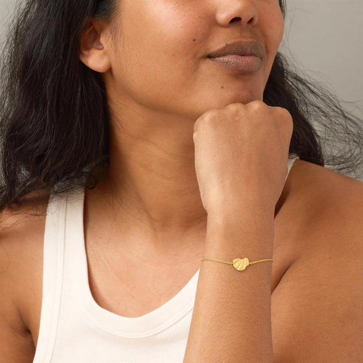 Bracelet, Wave  Gold Plated