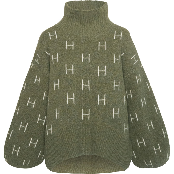 FAM Short Sweater  Winter Moss