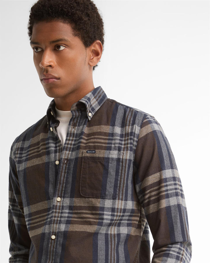 Barbour Dovedale Shirt  Dark Sand