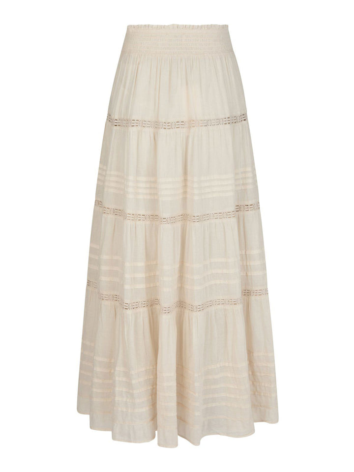 Felicia S Voile Skirt  Ivory