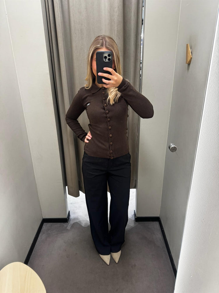 KNITTED POLO TOP  Molé