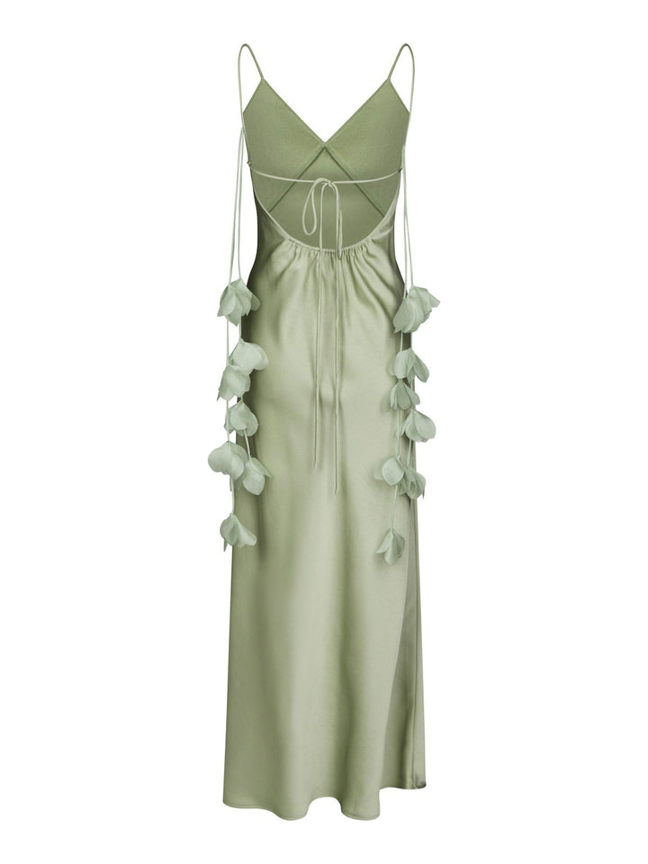 Colly Heavy Sateen Dress  Mint Green