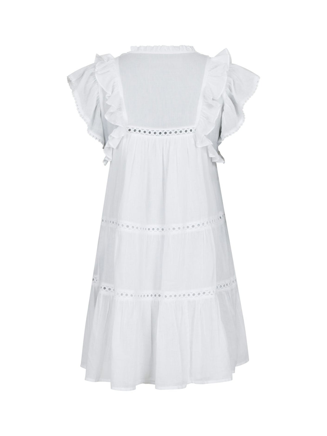 Jamma S Voile Dress  White