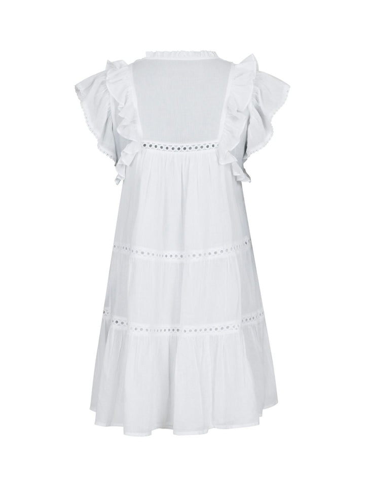 Jamma S Voile Dress  White