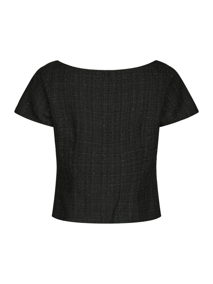 Tango Boucle Top  Black