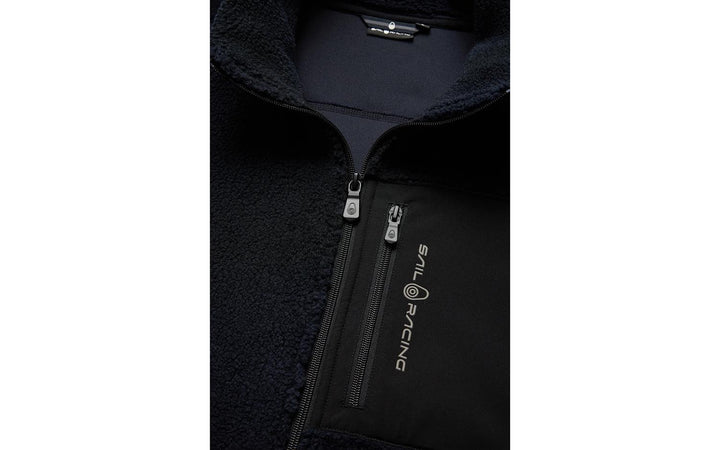 BOWMAN PILE ZIP JACKET  Dark Navy