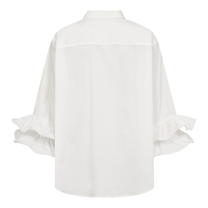 HalenCC Flare Shirt White