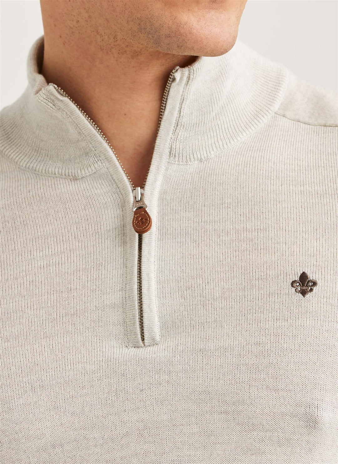 Merino John Zip  Off White