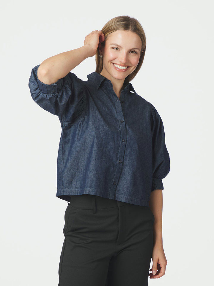 Etta Denim Shirt  Blue