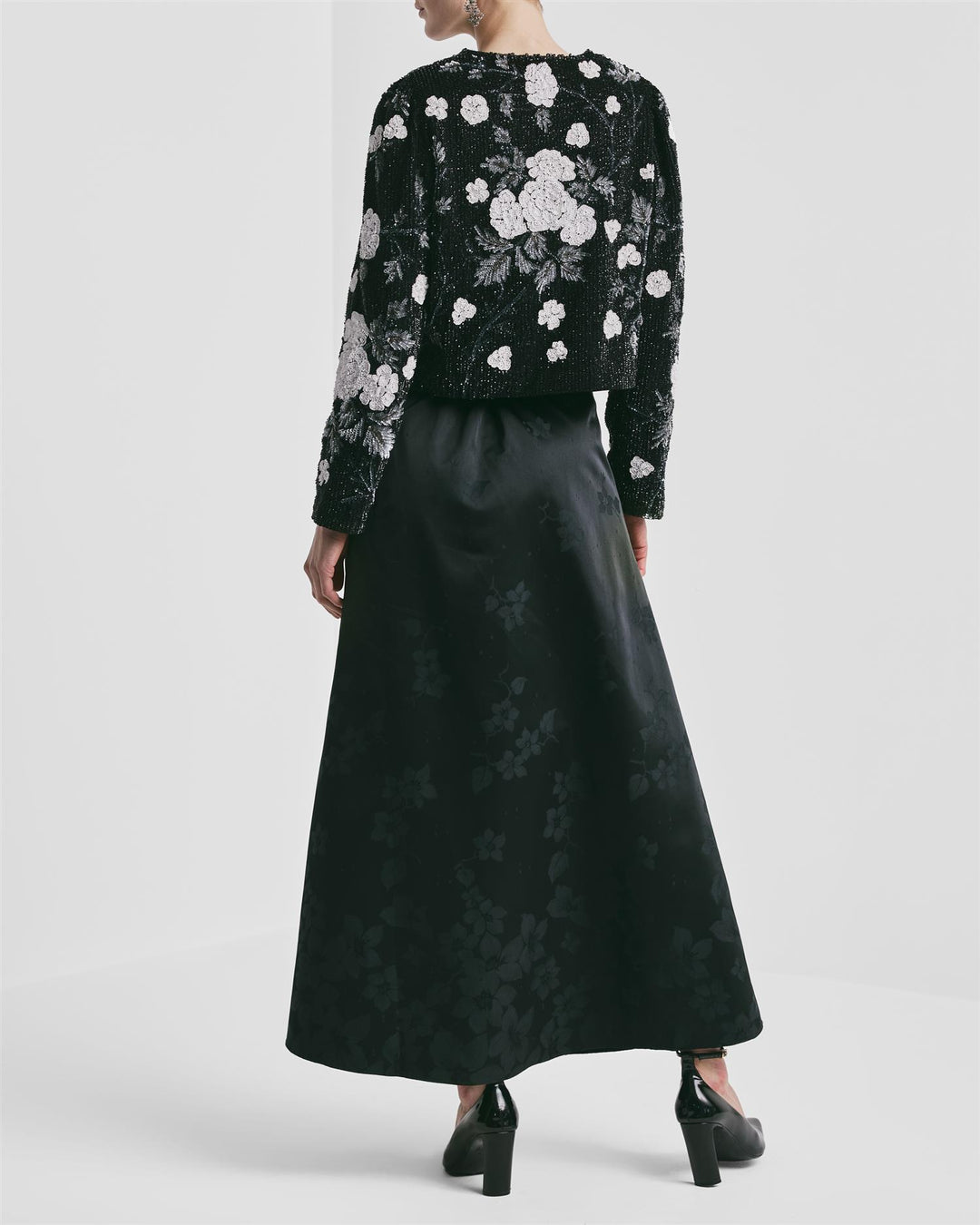 Beaded Cropped Jacket  Glamour