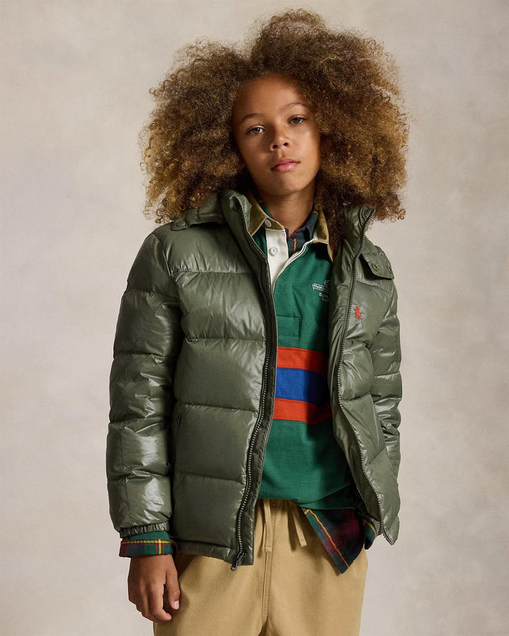 WOVEN-BOMBER-JACKET  Green
