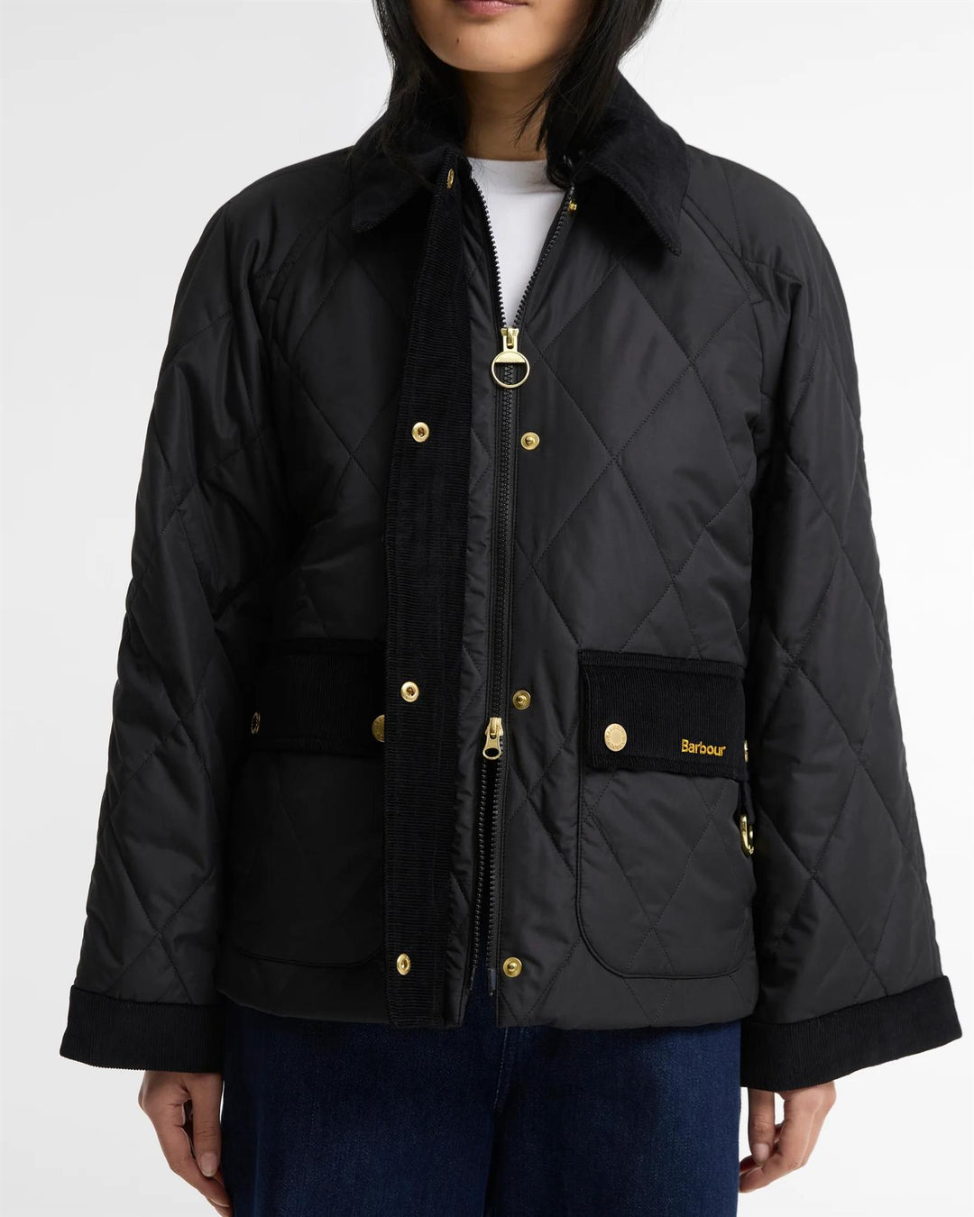 Barbour Kilnwick Quilt  Black/Ancient