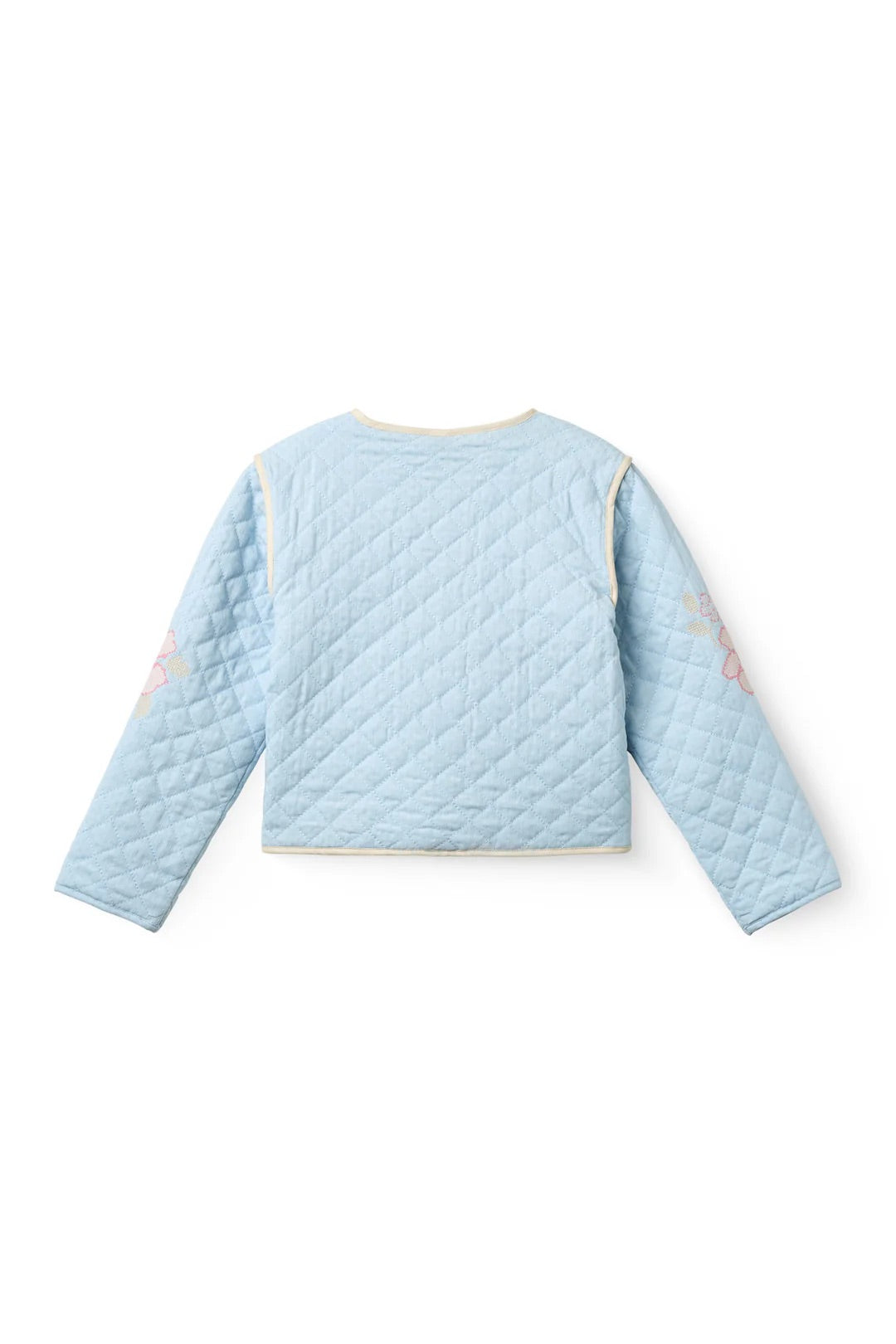 QUILTED JACKET  Lt. Blue Comb.
