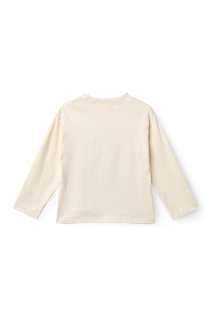 BOYS LS TEE W. AUSSIE RANGER PRINT  Cream Comb.