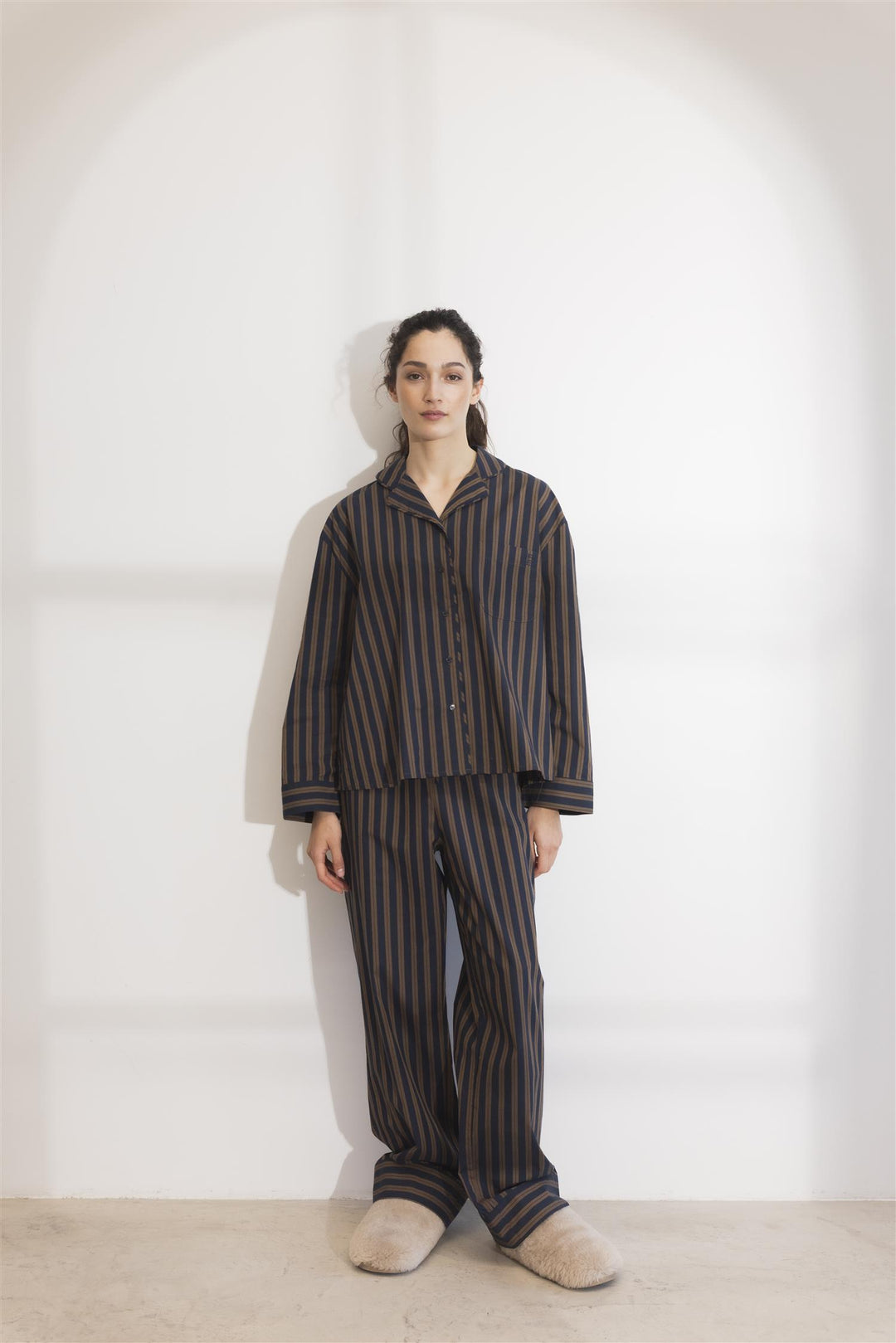 Soire Pyjamas Set Navy Stripe
