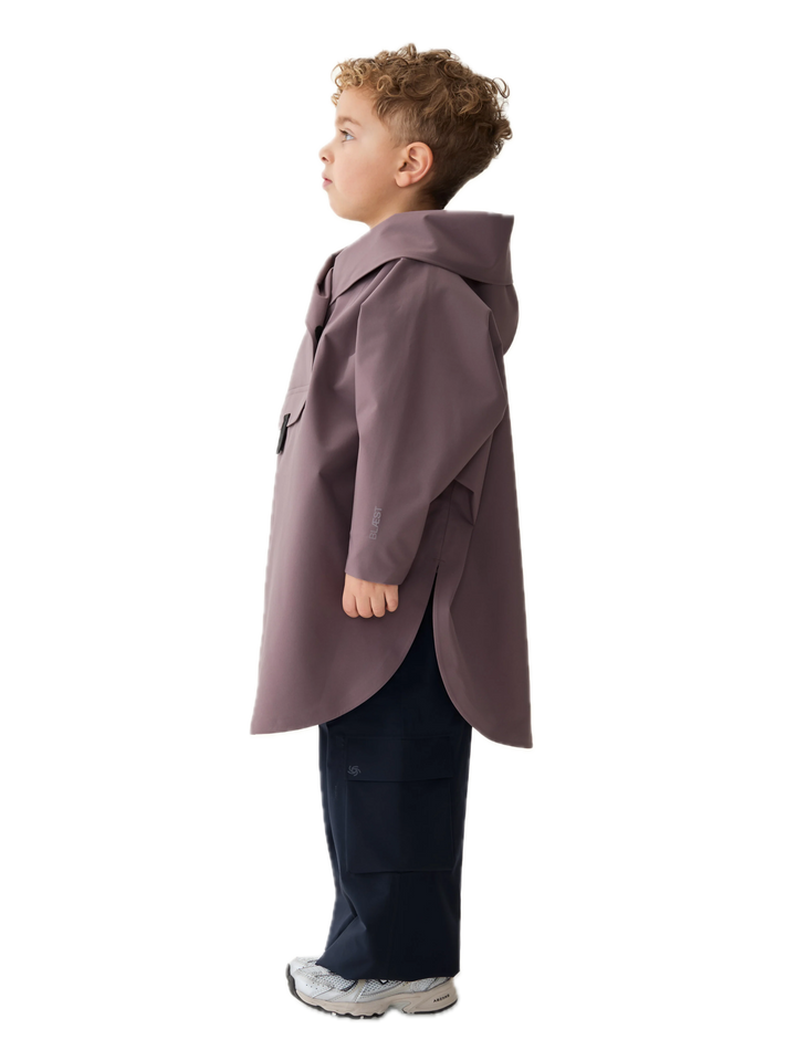 Bergen mini poncho  Stone Mocha