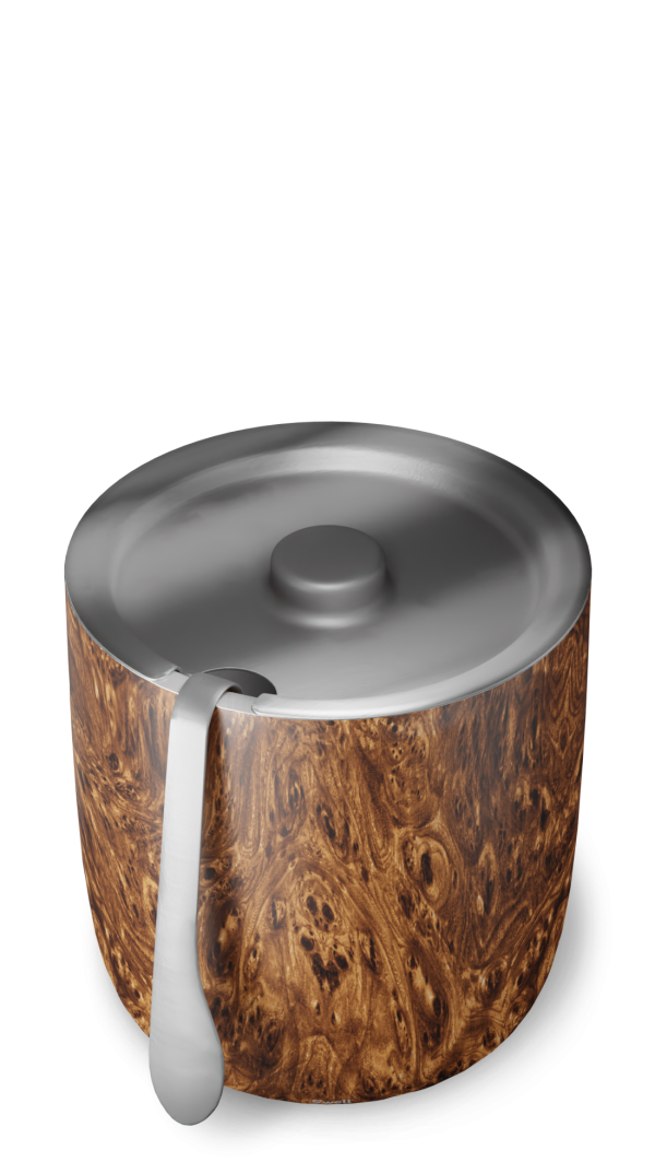 TEAKWOOD ICE BUCKET 68 OZ  Teakwood