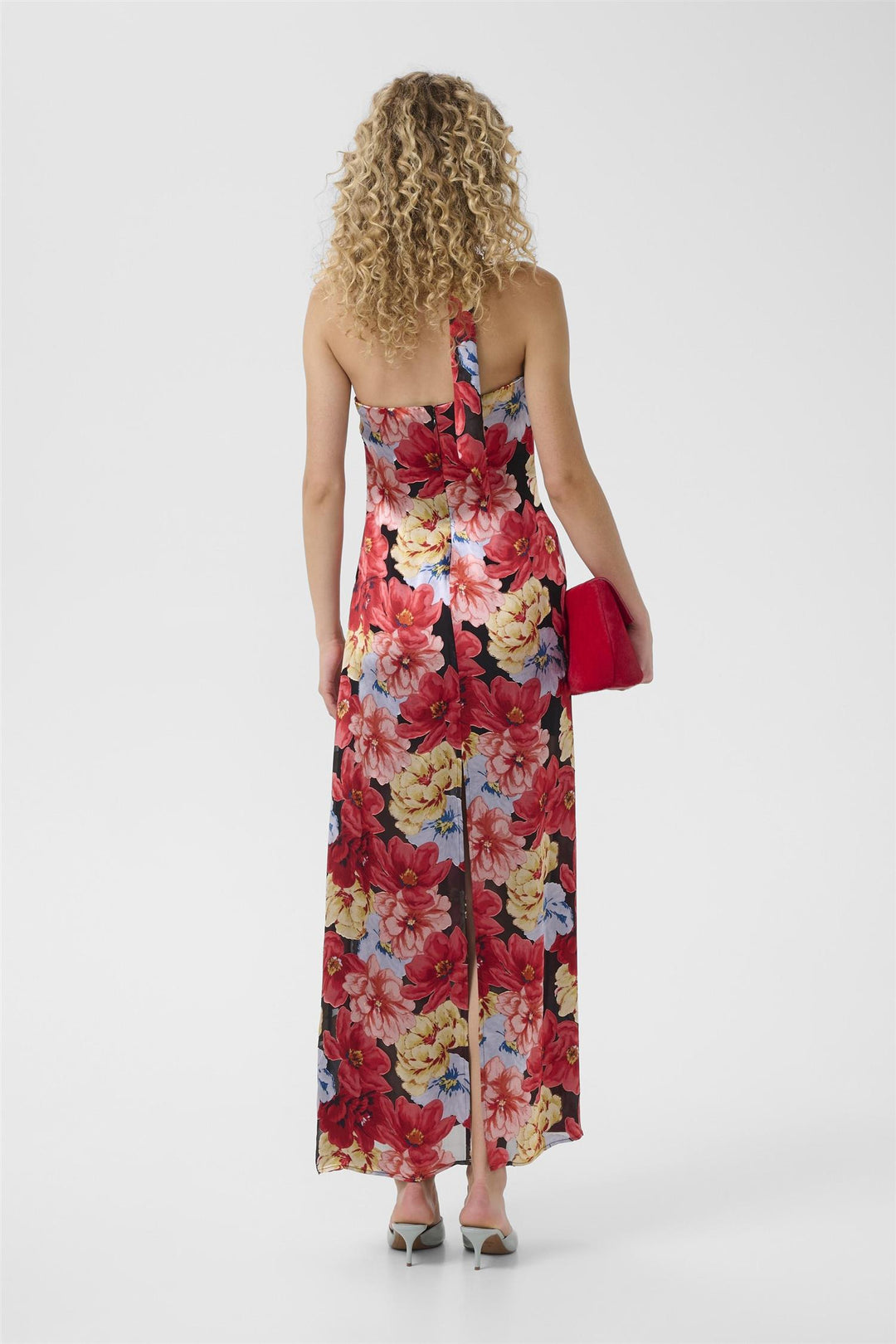Sigrida P Silk Dress  Dessert Flower Multi