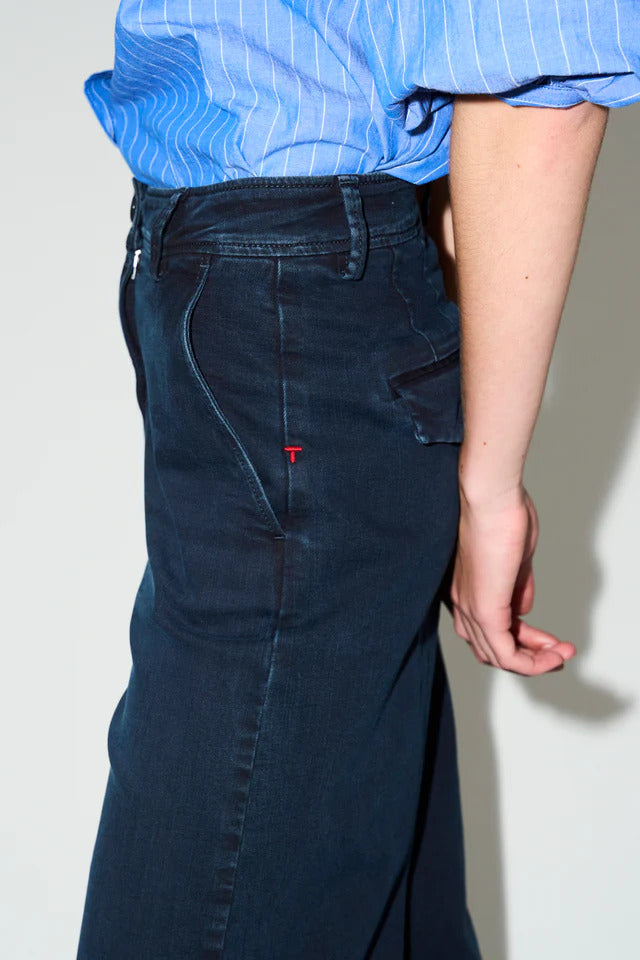 Ellen French Jeans Wash Austin Heritage  Denim Blue