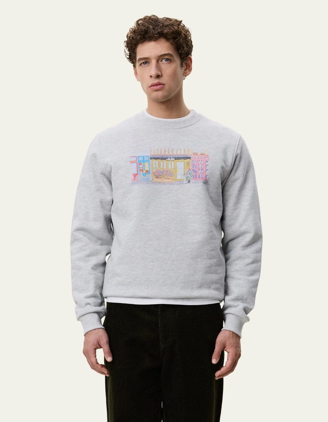 Market Sweatshirt  Snow Melange