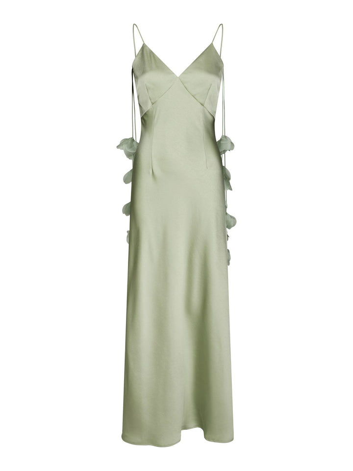 Colly Heavy Sateen Dress  Mint Green