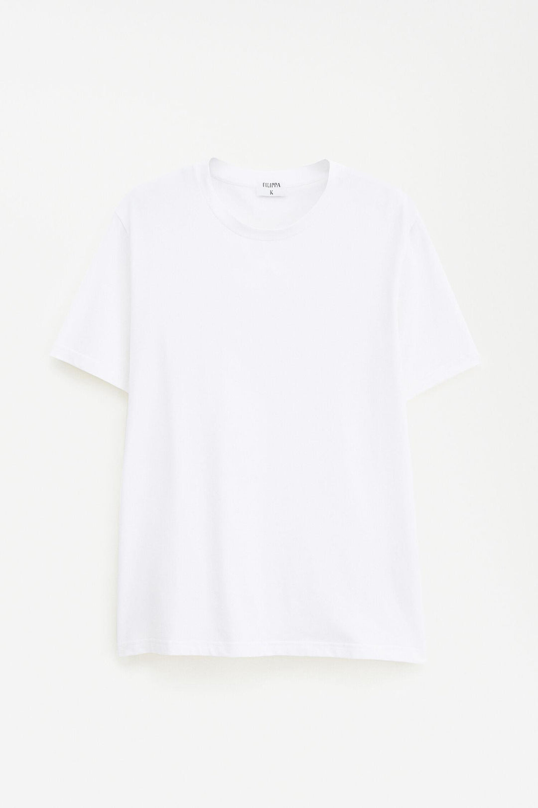 STRETCH COTTON TEE  White