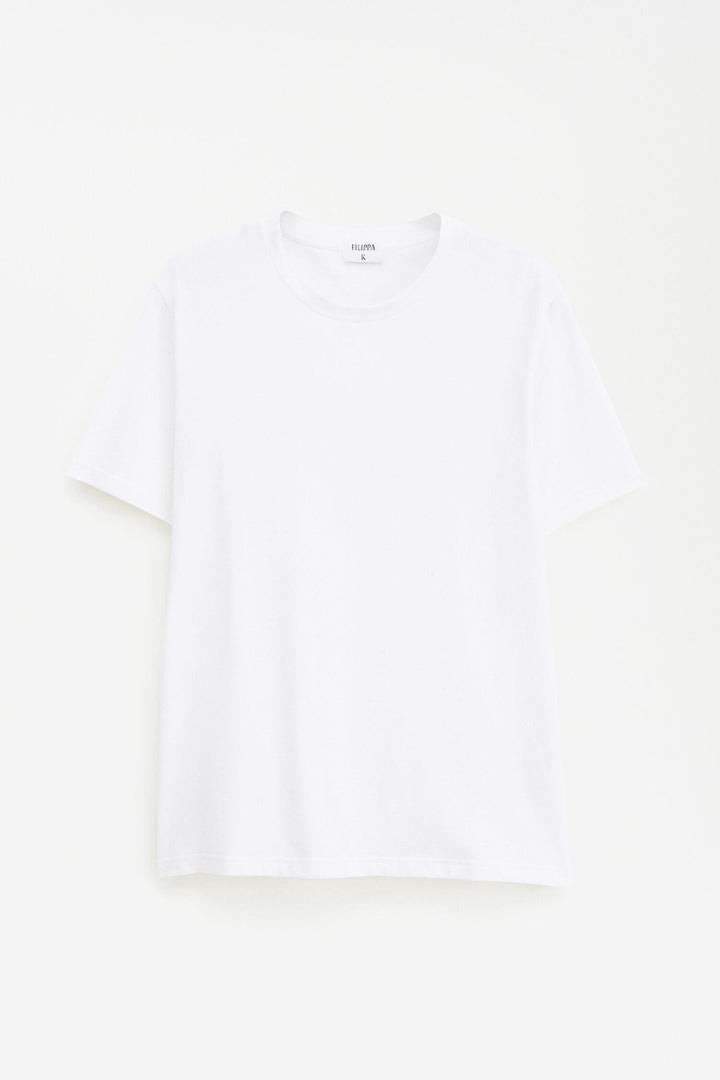 STRETCH COTTON TEE  White