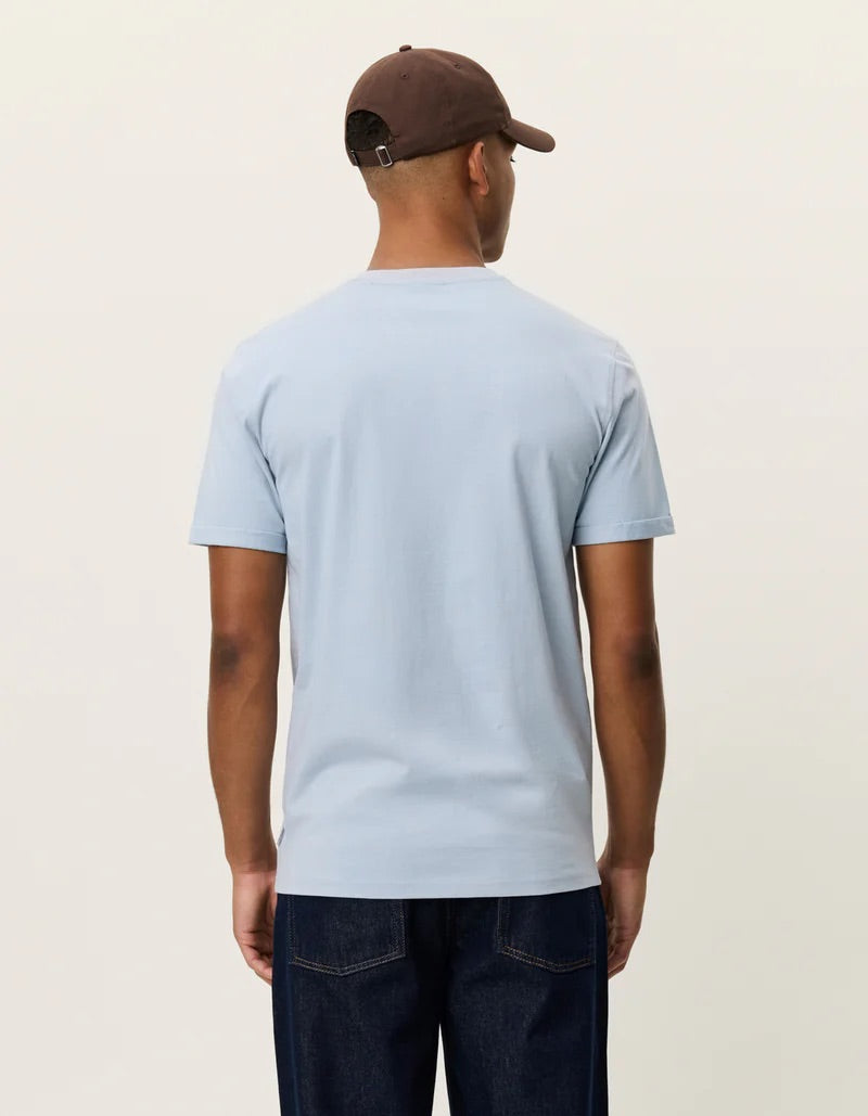 NORREGAARD CONTRAST T-SHIRT  Blue Fog