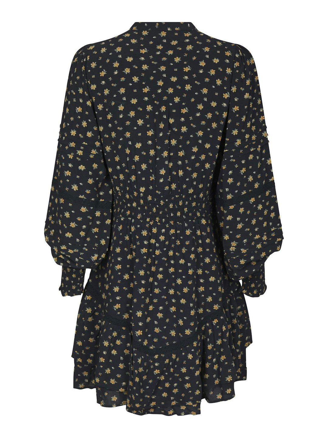 Roberta Small Flower Dress  Black