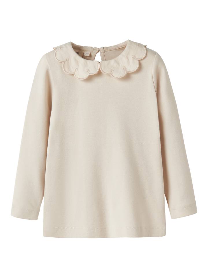 NMFFUNDO LS SLIM TOP LIL  Offwhite