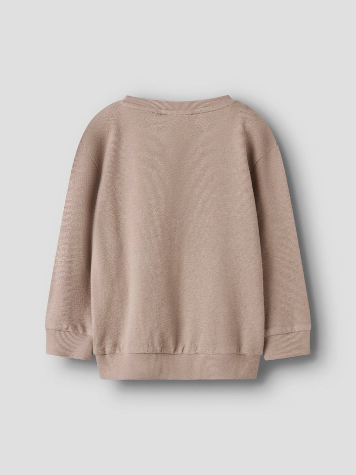 Dias Duk Ls Loose Sweat  Lysegrå