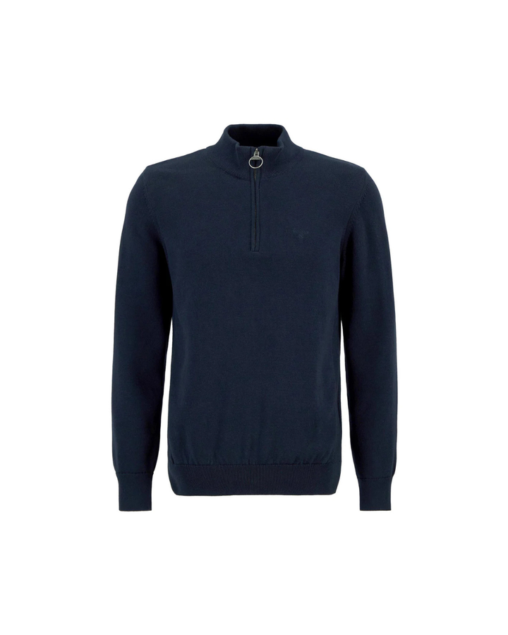 Barbour Cotton HZ Knit  Navy