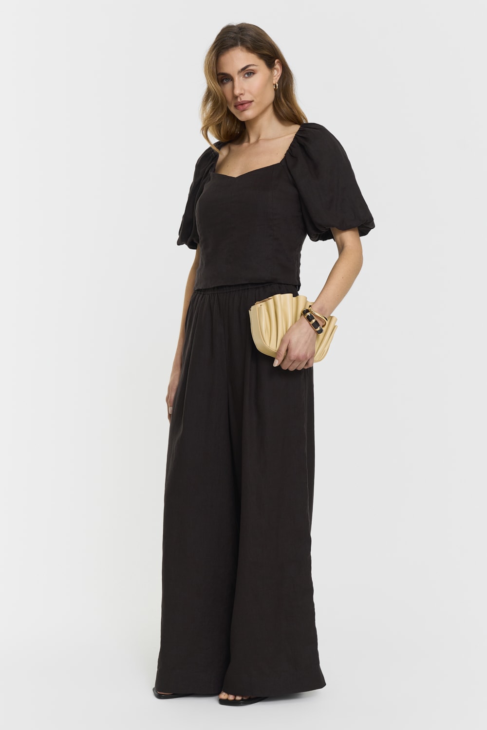 Aprilia Linen Trousers  Coffee
