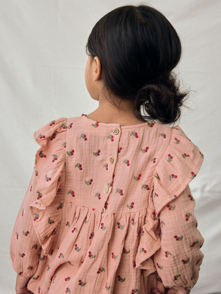 NMFKOALA LS LOOSE DRESS LIL  Lyserosa