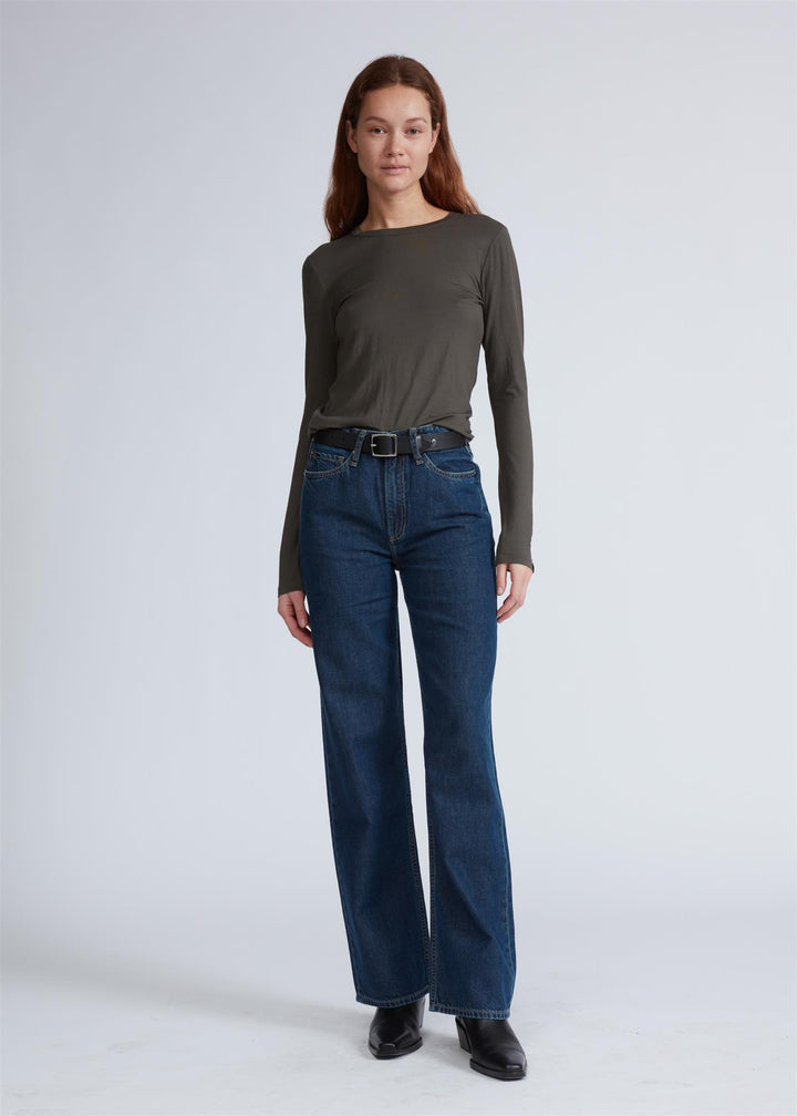 LUCA JERSEY SLIM LS  Graphite