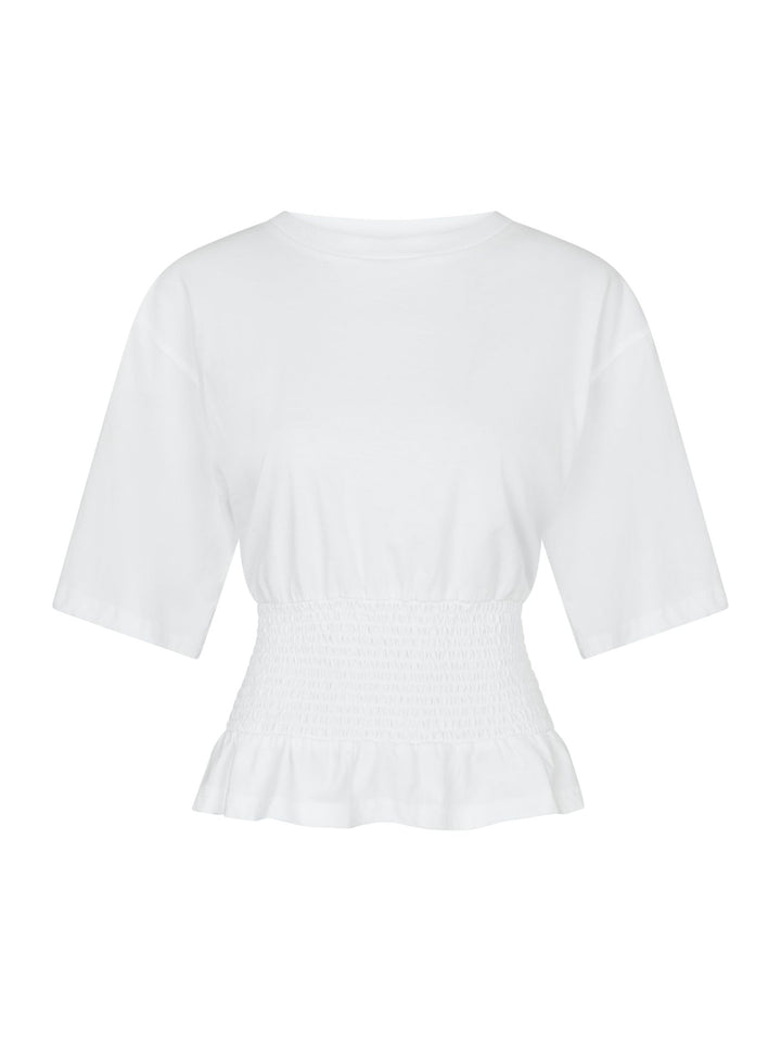 DRAY BOXY SMOCK TEE  White