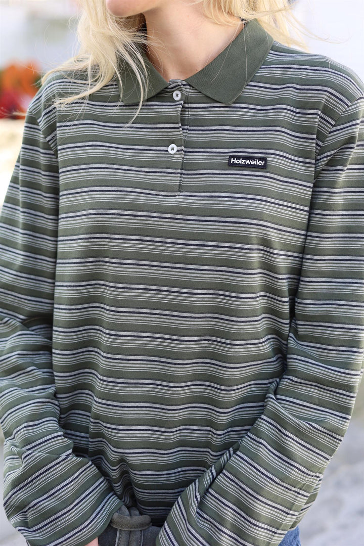 SUNNY POLO  Green Stripe